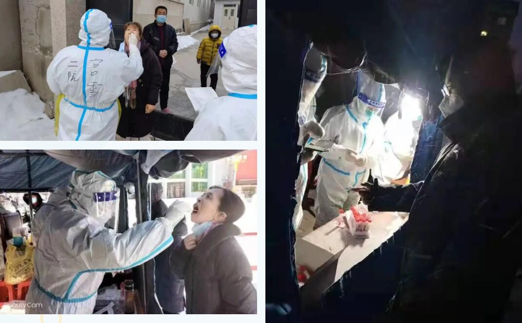 戰(zhàn)疫一線|6萬人次，市二院核酸采樣醫(yī)療隊支援綏中的第24天！(圖5)