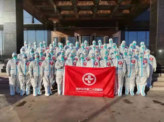 戰(zhàn)疫一線|6萬人次，市二院核酸采樣醫(yī)療隊支援綏中的第24天！(圖12)